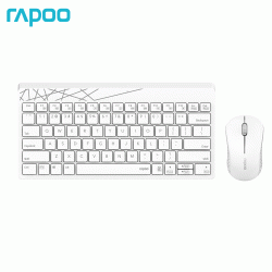 Rapoo 8000M Wireless Bluetooth 3.0, 4.0 BLE Mouse + Keyboard
