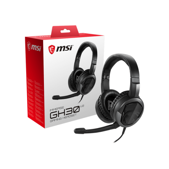 MSI IMMERSE GH30 V2 Gaming Headset Audio 3.5mm