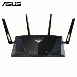 ASUS RT-BE88U Dual-Band WiFi 7 AiMesh Extendable Performance Router, 4K-QAM, MLO, Dual 10G Ports